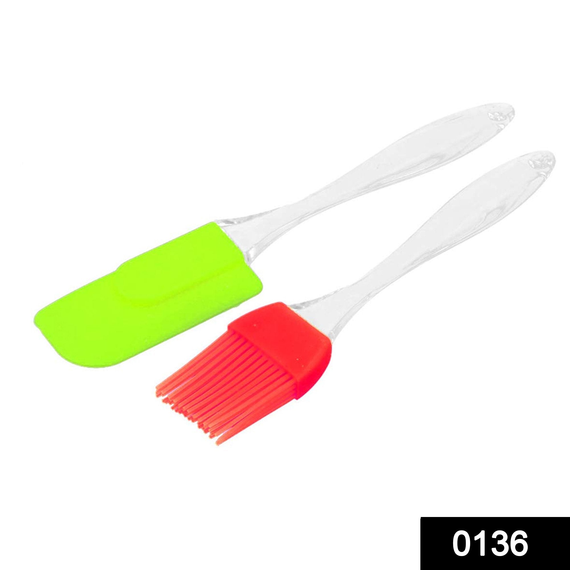 0136 Spatula and Pastry Brush for Cake Mixer - SkyShopy 0136 Spatula and Pastry Brush for Cake Mixer - SkyShopy